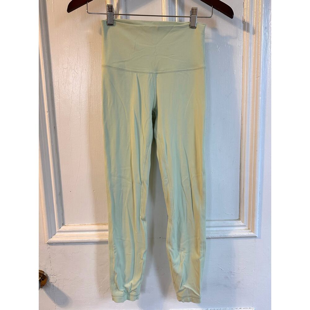 Lululemon Align High-Rise Pant 25" Sz 4 Mint